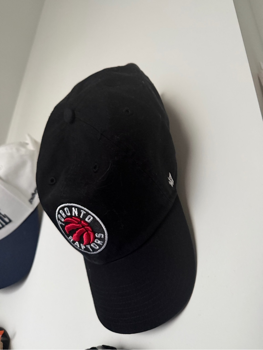 Toronto Raptors Black Embroidered Logo Baseball Cap
